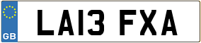 Truck License Plate